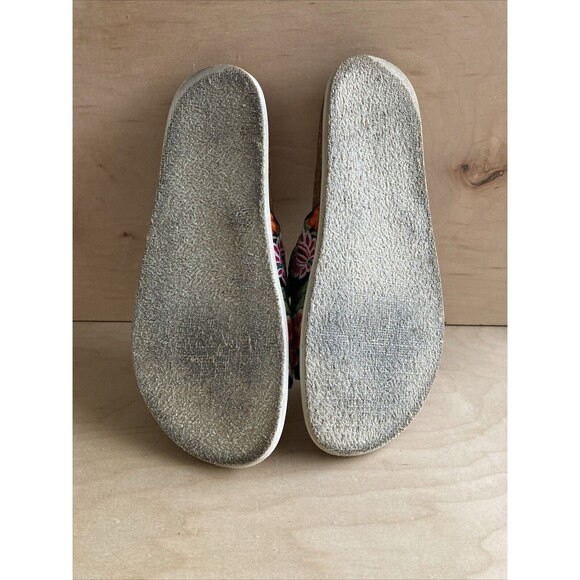 Free People Embroidered Gold Slides Sandals Women’s 39 8 - Picture 3 of 16